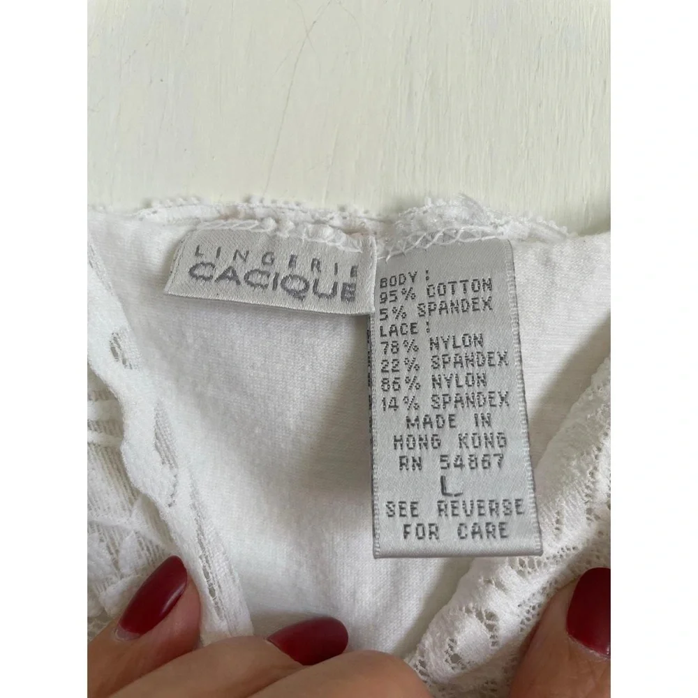 Cacique white camisole